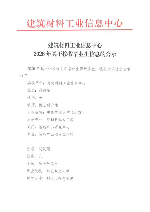 2026年关于接收毕业生信息的公示_01